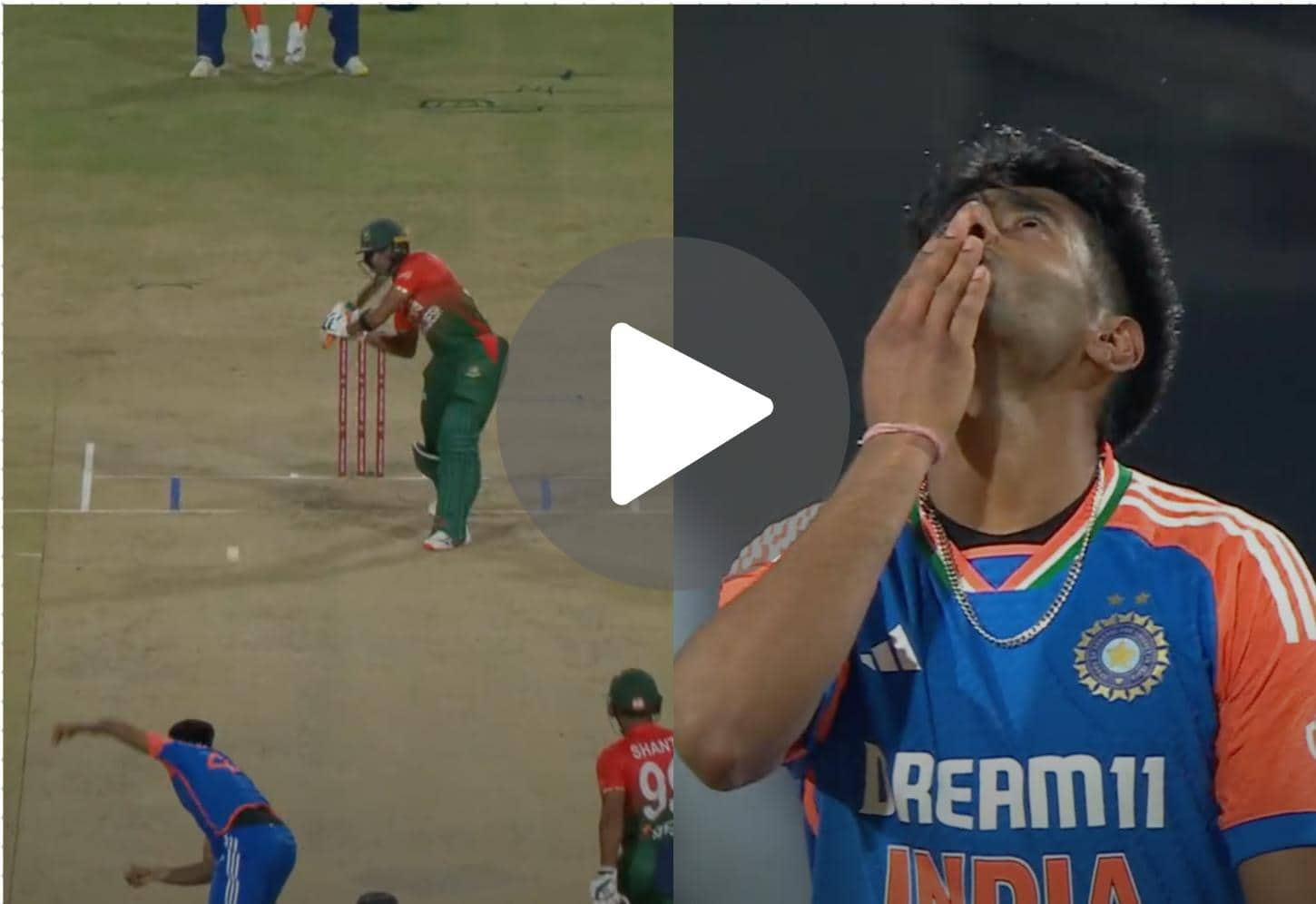 Mayank Yadav Gets Maiden International Wicket As He Bamboozles Mahmudullah With Sheer Pace